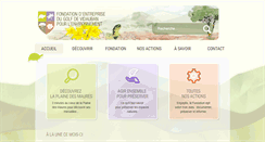 Desktop Screenshot of fondation-plainedesmaures-environnement.fr
